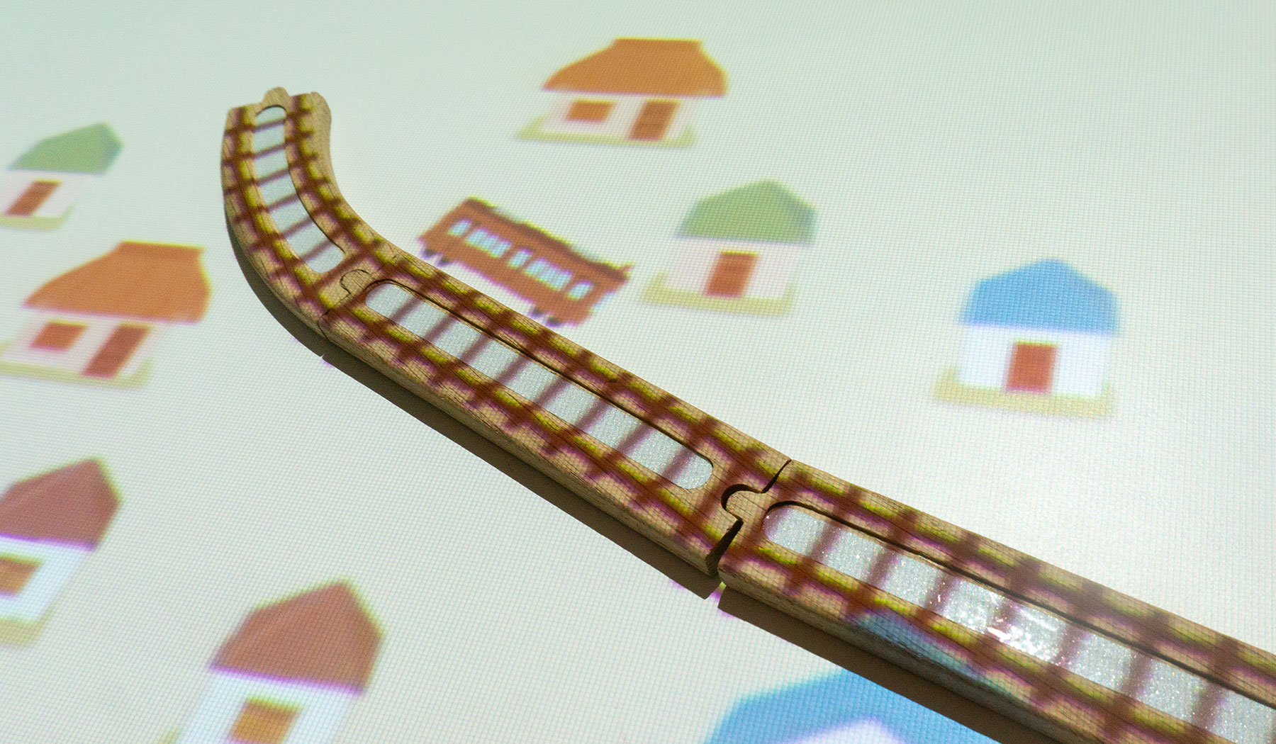 写真:しのざき文化プラザ レールで彩るえどがわ区