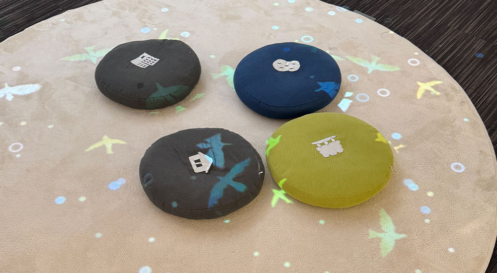 光のバードパラダイスinクッション