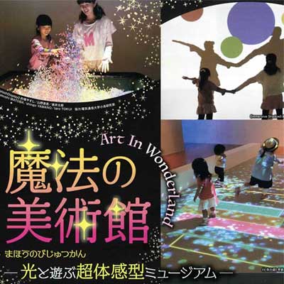 光と遊ぶ超体感型ミュージアム　魔法の美術館