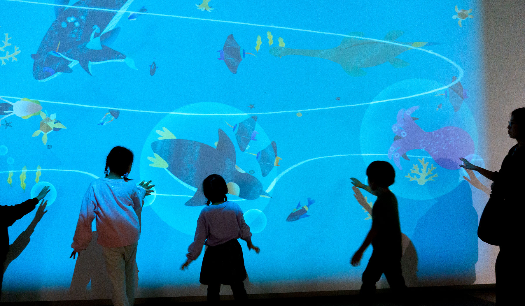 写真:テトテ遊泳 奈良市美術館